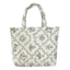 Túi Tote Nhỏ BRARAA, Túi Xách Ngoài Trời Quilted Siêu Nhẹ, Túi Đựng Cơm Trưa In Hoa Di Động Dung Tích Lớn Nghệ Thuật