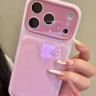 Màu Sắc Tương Phản Silicon Đệm Không Khí Ốp Lưng Điện Thoại iPhone 17Promax 17Pro 15 16 Pro Max Chống Sốc Bảo Vệ Toàn Diện Nữ Vỏ Di Động