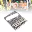 Toyuvn Cầu đàn guitar điện Daconovo TL Dây kéo Tấm 6 yên Vintage Xô đồng thau 52,5mm (Vàng)