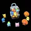 7 Chiếc Phát Sáng Trong Bóng Tối Dễ Thương Bỏ Túi Quái Vật Nhân Vật Squirtle Psyduck Mini Hoạt Hình PVC Đồ Chơi Các Bức Tượng Nhỏ Trẻ Em Quà Tặng