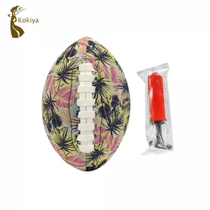 Bóng Bầu Dục Cho Trẻ Em Chống Nước Silicon Mềm Đệm Bơm Hơi Bóng Tập Luyện Nhẹ Chơi Cho Công Viên Bãi Biển Câu Lạc Bộ