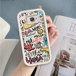 Ốp Lưng Cho Samsung J7 Prime Hoạt Hình Silicone Bé Gái Mềm Ốp lưng TPU Sinh Viên Độc Đáo Phong Cách Ins Mắt Thiên Thần Chống Sốc Ốp Lưng