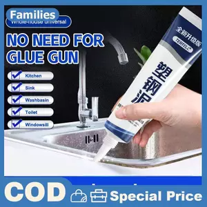 60 / 150ml Keo Silicon Đa Năng Chống Thấm Nước Caulk Seal Moldproof Keo Dán Nhanh Khô Cho Phòng Tắm Nhà Bếp