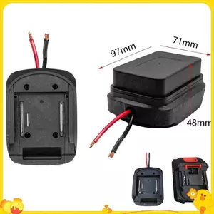 Cho 18V / 21V Li-ion Pin Adapter DIY Pin Cáp Kết Nối Đầu Ra Bộ Chuyển Đổi BL1830 BL1840 BL1850
