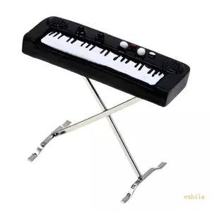 Exhila Thực Tế Nhà Búp Bê Nội Thất Thu Nhỏ Bàn Phím Điện Mô Hình Hình Cho Trẻ Em