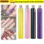 SNUGHOUSE 5 Cánh Hoa Bút Chấm Móng Tay, Thiết Kế Hoa Một Thì Tay Cầm Acrylic Bút Móng Tay Hoa, Dễ Dàng Vẽ Móng Tay Chấm Dụng Cụ Cho DIY Nail Art