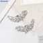 Bluelover 1 Chiếc Giày Nữ Hoa Bule DIY Kim Cương Giả Kẹp Giày Có Thể Tháo Rời Giày Cưới Cao Gót Phụ Kiện Giày Sáng Bóng Đồ Trang Trí Mới