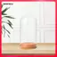 Clear Dome Cloche Kính Hiển Thị Vòm Terrarium Đế Bằng Gỗ Hoa Hộp Đựng Hàng Thủ Công Lọ Giá Đỡ Thích Hợp Cho Để Bàn Trang Trí Sự Kiện