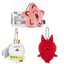 HK1 Nagano Sao Biển Joke Gấu Chorogi Plushie Dễ Thương Sang Trọng Túi Búp Bê Cotton Charm KH1