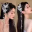 JULYHOT Bướm Dài Đính Hạt sel Kẹp Tóc Cho Nữ Cổ Tích Tính Khí Ngọt Ngào Công Chúa Kẹp Tóc Thời Trang Phụ Kiện Tóc Massivedeals