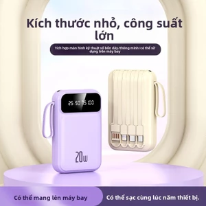 Quà tặng LOGO Kho báu sạc xuyên biên giới tùy chỉnh có cáp có thể tháo rời 2000mAh Mini Power Bank