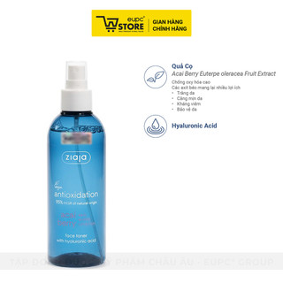 Nước Cân Bằng Dưỡng Ẩm Dạng Xịt Hyaluronic Giảm Oxy Hóa Ziaja Acai Berry 200ml Lành Tính Với Làn Da EUPC STORE