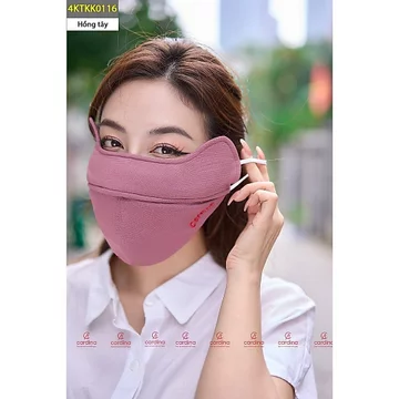 Khẩu trang CARDINA có lõi than hoạt tính lọc không khí, mát chống nắng hiệu quả 4KTKK01.