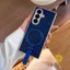Phone Case For SAMSUNG Galaxy Z Fold 7 Z Fold 6 Z Fold 5 Z Fold 4 with Griptok TPU Magnetic Crocodile with Griptok Fish Aesthetic Korean Cute
