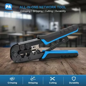 1 Cái Đa Năng RJ45 Ethernet Công Cụ Uốn Cáp Mạng Kéo Kìm Cắt Cho Kết Nối Internet Đáng Tin Cậy VN