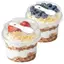 10 Chiếc Cốc Pudding Dùng Một Lần Không Chứa BPA Tròn Trong Suốt Có Nắp Thìa Cho Mousse Jelly Dã Ngoại Trẻ Em Sna Phục Vụ [VN]