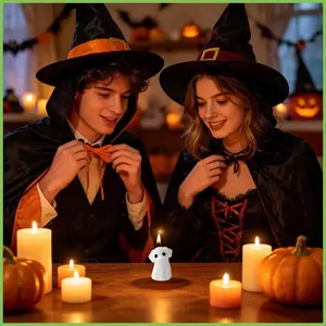 Halloween Nến Khuôn Silicon DIY Vật Dụng Đúc Ngày Lễ Xi Măng Khuôn Dành Cho Nghệ Sĩ Nghệ Thuật Giáo Viên Sở Thích gelhvn