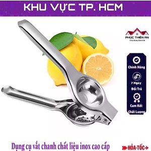 Dụng cụ vắt chanh cầm tay, chất liệu inox cao cấp siêu bền, tiện dụng