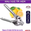 Dụng cụ vắt chanh cầm tay, chất liệu inox cao cấp siêu bền, tiện dụng