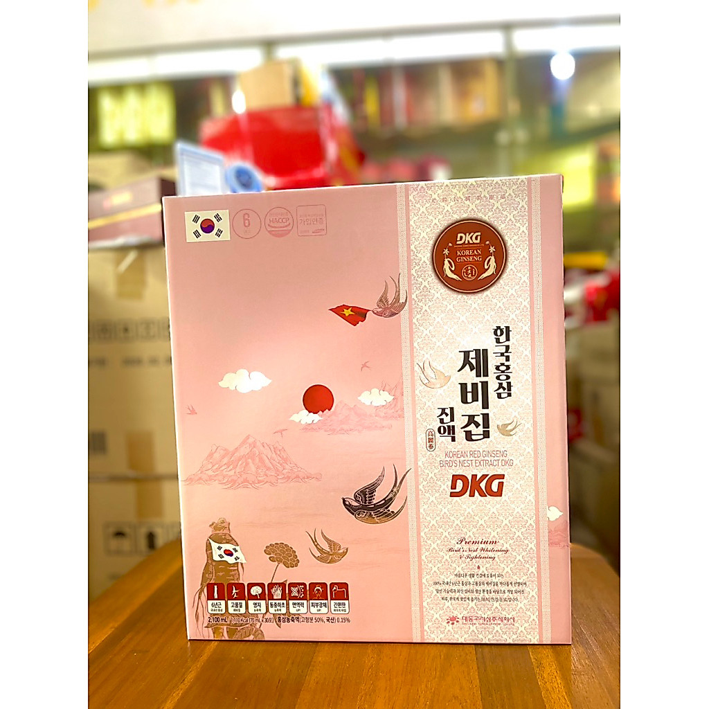 Yến sào hồng sâm DKG 70ml x 30 gói/hộp