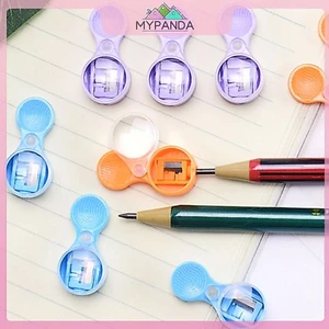 MYPANDA 10 chiếc gọt bút chì bỏ túi cho học sinh, lưỡi dày 2.0mm, di động, đồ dùng học tập