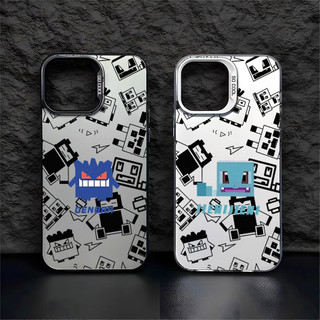 Dành cho iPhone 17 Pro Max 16 Pro / 15 14 13 12 11 XS Max "Gengar" "Squirtle" Vỏ điện thoại mờ cứng / iPhone 12 11 X Xr 7 8 SE Vỏ mềm chống sốc Vỏ iPhone