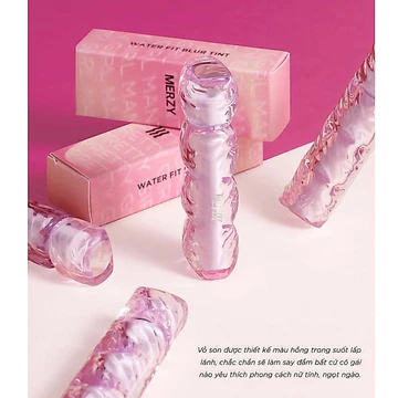 Son Tint Merzy Lì Mờ Mịn, Fit Môi Tự Nhiên Water Fit Blur Tint 3.7g