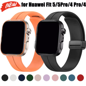 Dây đeo từ tính silicon thể thao cho vòng đeo tay Huawei Fit 5 / 5Pro / 4 Pro / 4 / 3