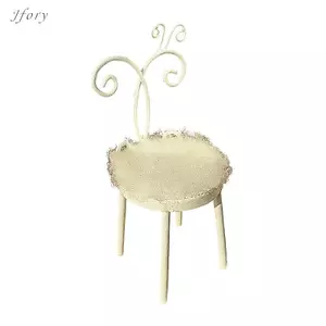 Jfory Ghế Thu Nhỏ Nhà Búp Bê Ghế Nội Thất Thu Nhỏ Mô Hình Ghế Mini Mô Hình Kim Loại Xây Dựng Thích Hợp Cho Các Dự Án DIY Trang Trí Nhà Cửa Quà Tặng Tặng Tặng