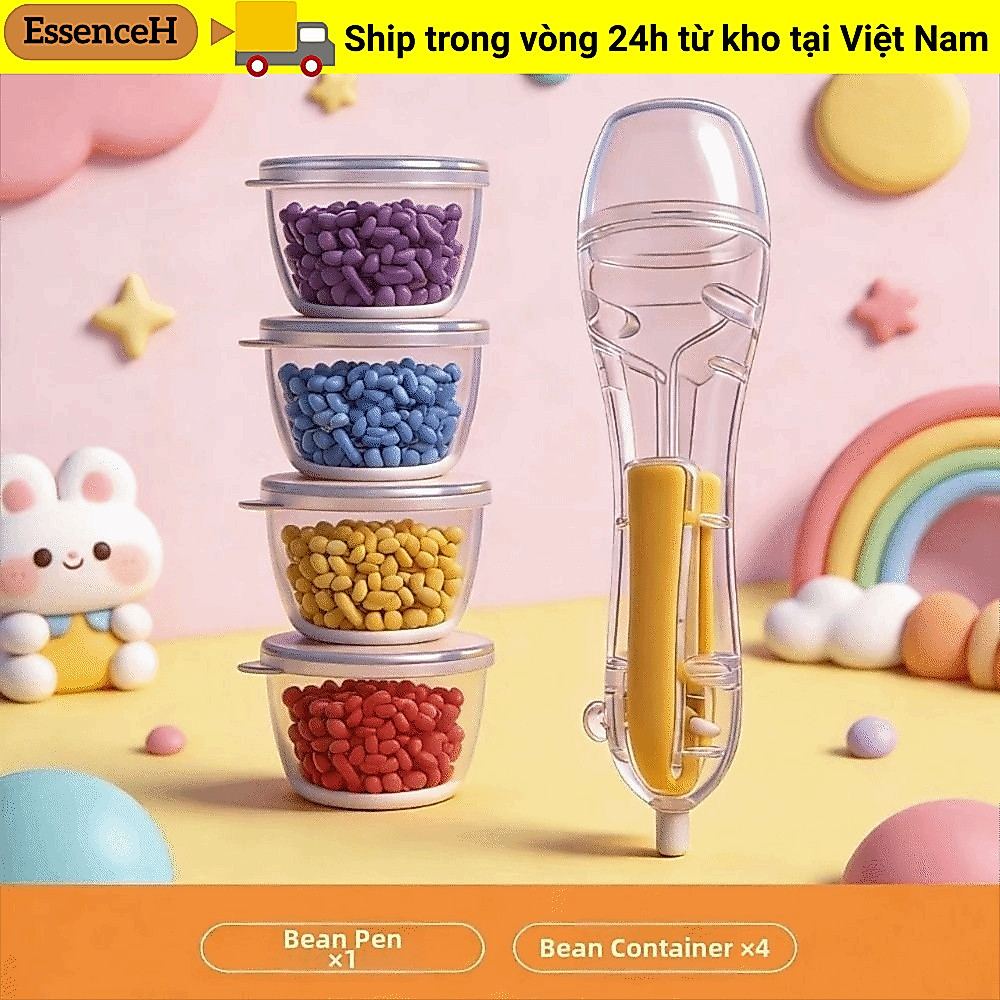 ESSENCEH Perler Bút Bấm Tự Động Hạt, Sáng Tạo Nhanh, Tiết Kiệm Thời Gian, Hỗ Trợ Dự Án Thủ Công DIY