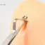 Thép phẫu thuật Chuyên nghiệp Bụng Tai Lưỡi vách ngăn Môi Xuyên Kẹp Kẹp Dụng cụ kim xuyên lỗ tự mất