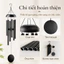 Chuông gió thiền chất lượng, Thiết Kế Ống Nhôm Cổ Điển 32 Inch, Treo Hành Lang, Trang Trí Phòng