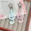 # HB # Acrylic Treble Clef Móc Khóa Biểu Tượng Âm Nhạc Sáng Tạo Mặt Dây Chuyền Với Khóa Ngôi Sao Túi Di Động Trang Trí Cho Bạn Bè Quà Tặng Ngày Lễ.