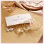 JRP 5 Cặp Thời Trang Lớn Màu Bạc Tròn Vòng Tròn Ngọc Trai Vòng Bông Tai Cho Bé Gái Rắn Bướm Tòn Ten Bông Tai Nữ Trang Sức JRP