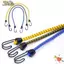 Gói dây Bungie NOTE1, Dây Bungee đàn hồi đa chức năng 60cm (23 inch), Phụ kiện Dây thun nhiều màu hạng nặng Cắm trại
