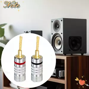 NOTE1 Nakamichi Chuối Cắm, Âm Thanh Âm Nhạc Mạ Vàng Chuối Cắm, Loa Khuếch Đại Cho Loa Dây Có Khóa Vít Loa Dây Kết Nối Cáp