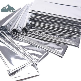 DTW 130x210cm sinh tồn khẩn cấp chống thấm nước túi ngủ lá nhiệt nket Thể thao