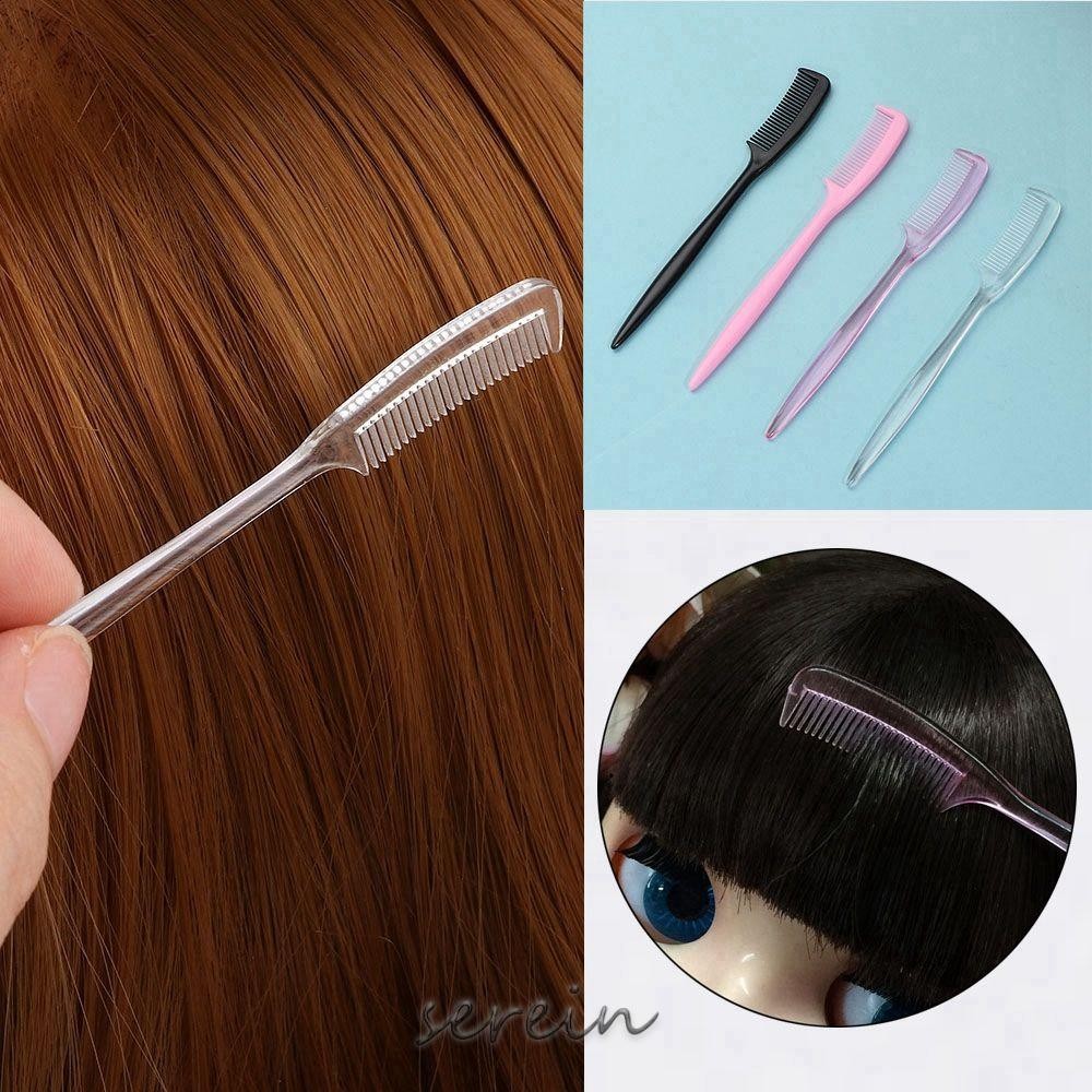 SEREIN 1 / 5 Chiếc Lược Nhựa 4 Màu Mini 1 / 3 1 / 4 1 / 61 / 8 Đồ Trang Trí Nhà Búp Bê