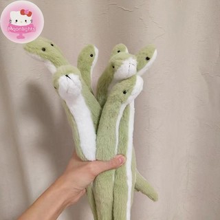 Ánh Trăng 1 Con Bò Sát Có Thể Uốn Cong Mô Phỏng Rắn Sang Trọng Trang Trí Nhà Cửa 40cm Thú Nhồi Bông Xanh Rắn Sang Trọng Búp Bê Bông Mềm Trang Trí EN