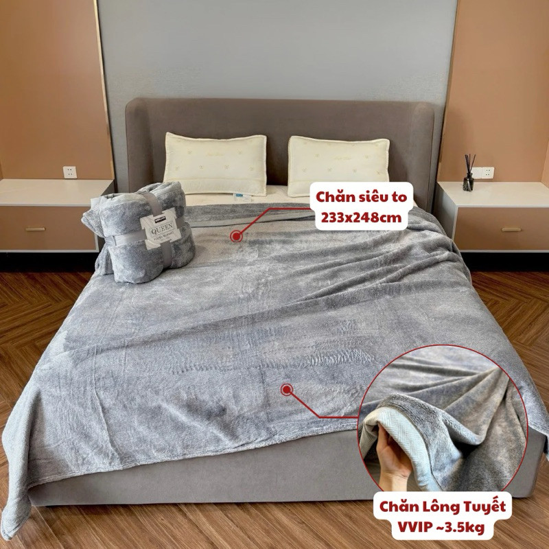 Chăn Kirkland, Moncler chăn tuyết, chăn lông cừu Memminbedding Luxury, chăn du lịch, chăn thu đông dày dặn - CH153