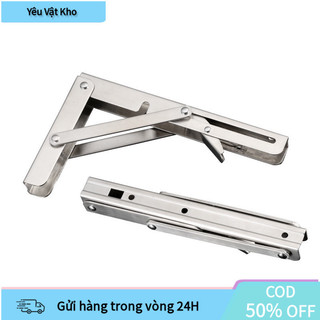 【COD】[INOX-BẢN LỀ GẬP GẤP GỌN]-Giá đỡ chữ K đa năng,bản lề treo tường chịu lưc tốt