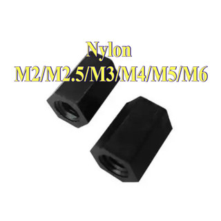 Cột Nhựa Lục Giác Cách Nhiệt Màu Đen Chuyên Dụng， Ống nối ty ren  - Nối ren M2 / M2.5 / M3 / M4 / M5 / M6 [LXY-CB-1]