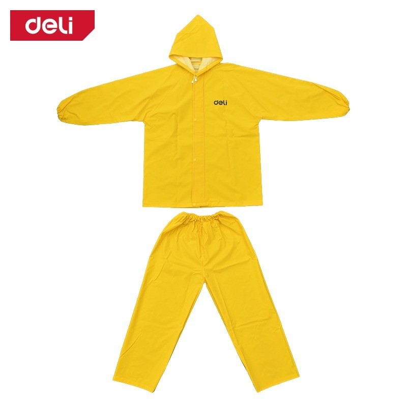 Áo mưa bộ nam nữ thời trang Deli cao cấp, quần áo mưa đi xe chống thấm nước - vải PVC dày dặn