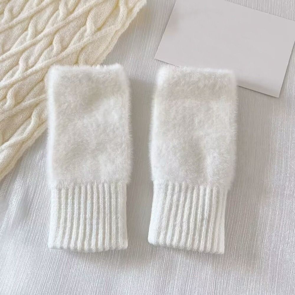 Găng tay nửa ngón MARGREDY cách nhiệt, sang trọng và mềm mại dành cho nữ mùa đông
