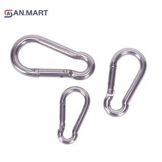 Bigdealssuper 304 Lò xo thép không gỉ Carabiner Snap Hook Móc khóa Liên kết nhanh Khóa siêu