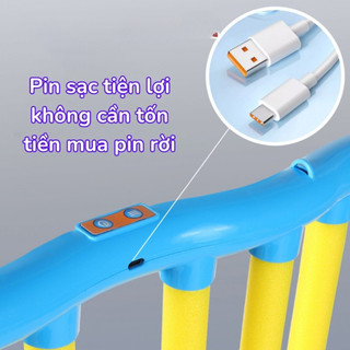 Bộ Đồ Chơi Gậy Rơi Phản Xạ – Đồ Chơi Luyện Tốc Độ Tay Mắt Cho Bé, Có Sạc Cao Cấp