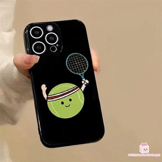 Ốp Lăng Cho Iphone 15 11 16 13 14 12 Pro Max 16 15 Plus XS Phim Hoạt Hình Ngộ nghĩnh Bóng Chày Bé Trai Sang Trọng Bề Mặt Bóng Mềm