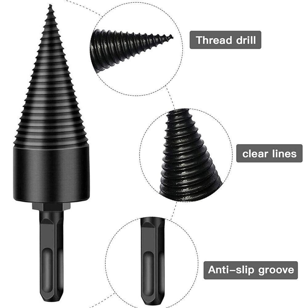 Mũi khoan xẻ gỗ 32mm, dụng cụ tiện dụng, dùng cho máy khoan chia củi