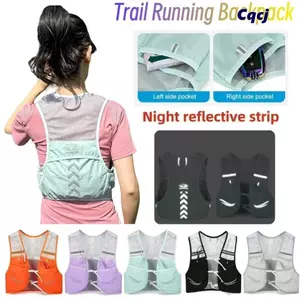 Ba lô chạy bộ đường mòn CQCJ, Áo lót dưỡng ẩm bằng Nylon, Áo vest chạy bộ chống nước siêu nhẹ thoáng khí cho xe đạp Marathon đi bộ đường dài