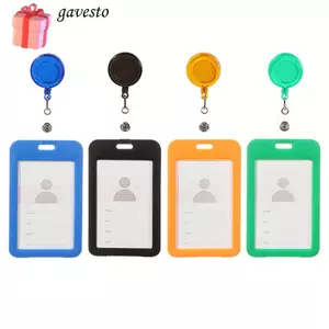 GAVESTO Giá đỡ huy hiệu có thể thu vào Đồ dùng văn phòng đa năng Tay áo thẻ